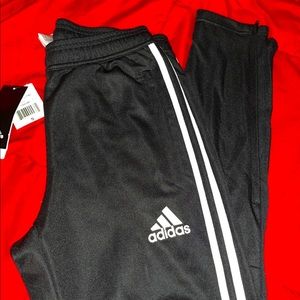 NWT Adidas black athletic pants. Slim fit. Unisex. NWT